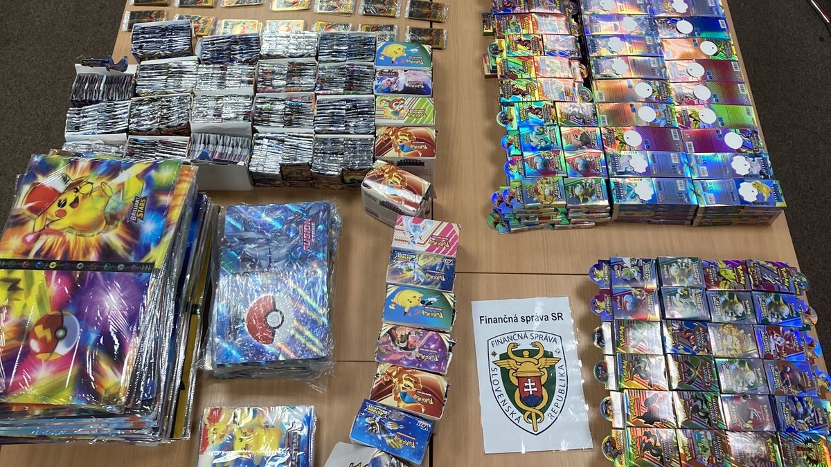 V Bratislavě zadrželi falešné kartičky pokémonů za půl milionu